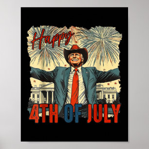 Funny Trump Happy 4th Of July Independence Day  Poster