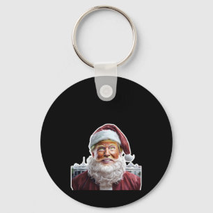 Funny Trump I'll Be Home For Christmas Funny Trump Key Ring