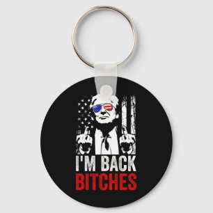 Funny Trump I'm Back Es Take Ameircan Great Again  Key Ring