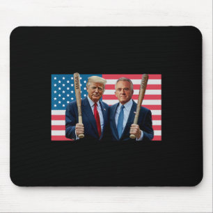 Funny Trump Kennedy Mega Maha Sell T Usa Flag  Mouse Pad
