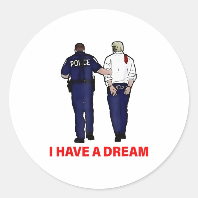 Funny Trump Lice Saying Quote Men Women  Classic Round Sticker (Front)