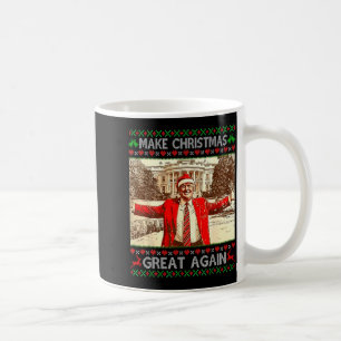 Funny Trump Make Christmas Great Again Xmas Family Coffee Mug