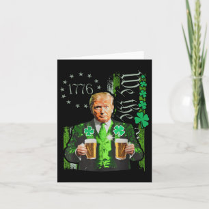 Funny Trump Make St Patricks Day Great Again Card