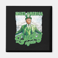 Funny Trump Make St Patrick's Day Great Again Iris