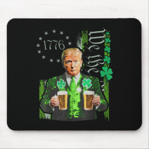 Funny Trump Make St Patricks Day Great Again Mouse Pad