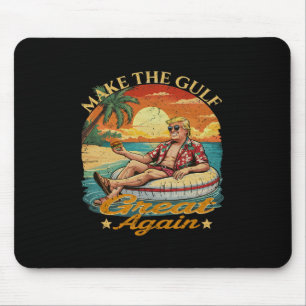 Funny Trump Make The Gulf Great Trump Merchandis Mouse Pad