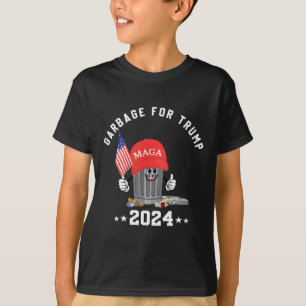 Funny Trump Mega Garge Can Cartoon Character Ameri T-Shirt