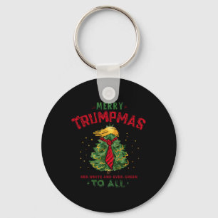 Funny Trump Merry Trumpmas Christmas Tree Xmas Hol Key Ring