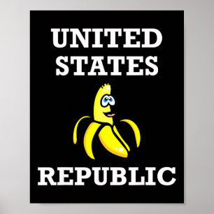 Funny Trump Nana Biden Republic Usa Republican Poster