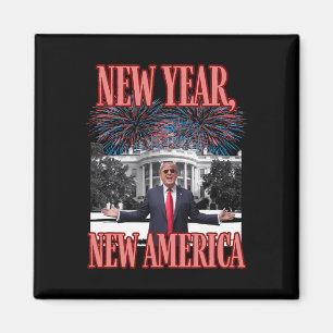 Funny Trump New Year Magnet