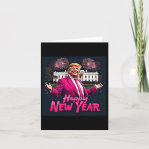Funny Trump New Year Party 2025 Trump New Year New Card