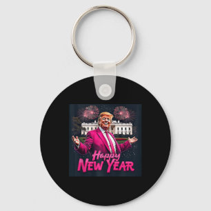Funny Trump New Year Party 2025 Trump New Year New Key Ring