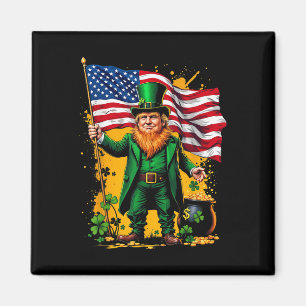 Funny Trump Paddys Back 45 47 St Patricks Day Usa  Magnet