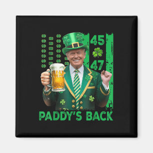 Funny Trump Paddys Back 45 47 St Patricks Day Usa Magnet