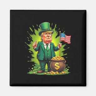 Funny Trump Paddys Back 45 47 St Patricks Day Usa  Magnet