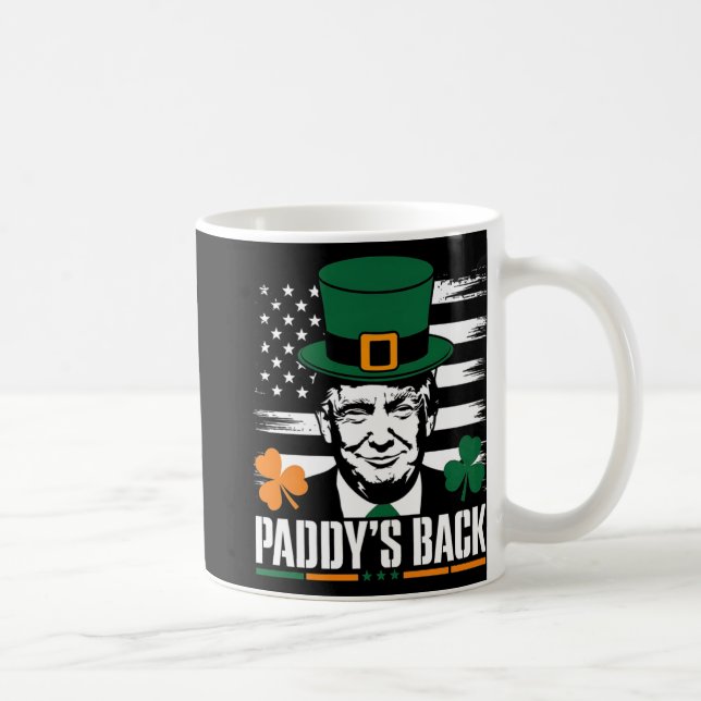 Funny Trump Paddy's Back - This Funny Gift Is Perf Coffee Mug (Right)