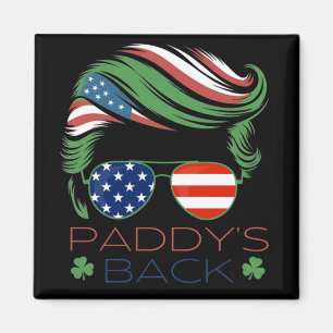 Funny Trump Paddy's Back - This Funny Gift Is Perf Magnet