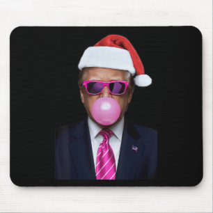 Funny Trump Pink Bubble Gum Christmas Xmas  Mouse Pad