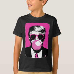 Funny Trump Pink Bubble Gum Sungles T-Shirt