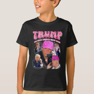 Funny Trump Pink Miss Me Yet Trump 2024 Take Ameri T-Shirt
