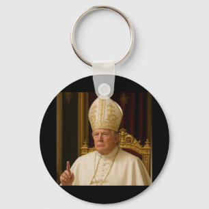 Funny Trump Pope Meme Gear Catholic Vatican Republ Key Ring
