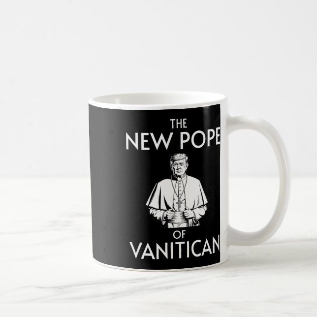 Funny Trump Pope Of Vanitican  Coffee Mug (Right)