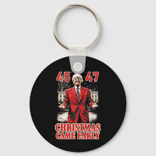 Funny Trump Present Came Early This Year 2024  Key Ring