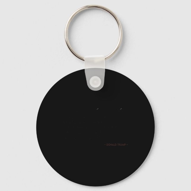 Funny Trump Quotes Groceries Definition  Key Ring (Front)