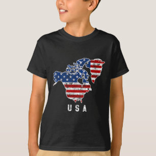 Funny Trump’s Vision Of Usa Map With Canada And T-Shirt