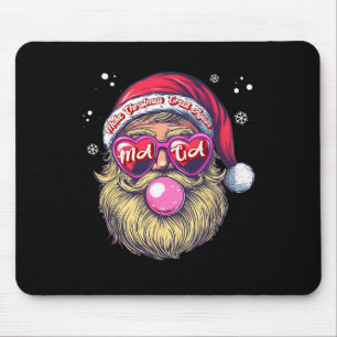 Funny Trump Santa Christmas Pink Bubble Gum Make X Mouse Pad