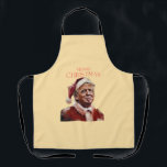 Funny Trump Santa Claus Christmas Card Apron<br><div class="desc">Funny Trump Santa Claus Christmas Card</div>
