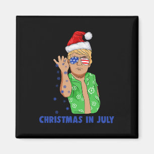 Funny Trump Santa Claus Salt Christmas In July Gif Magnet