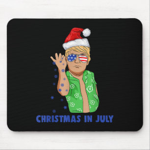 Funny Trump Santa Claus Salt Christmas In July Gif Mouse Pad