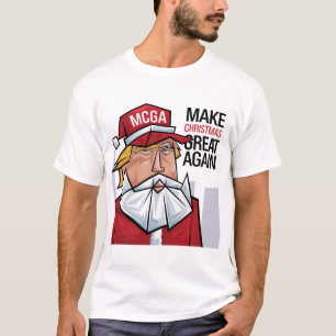 Funny Trump Santa Make Christmas Great Again T-Shirt