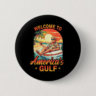 Funny Trump Shirt America's Gulf Est 2025 Trump Me 6 Cm Round Badge