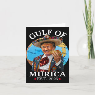 Funny Trump Shirt Gulf Of murica Est 2025 Trump Me Card