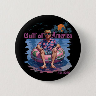 Funny Trump Shirt Gulf Of Us America 2025 Trump Me 6 Cm Round Badge