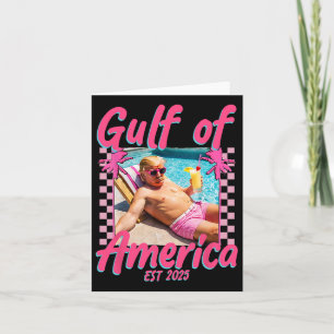 Funny Trump Shirt Gulf Of Us America Est 2025 1 Card