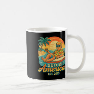 Funny Trump Shirt Gulf Of Us America Est 2025 2  Coffee Mug