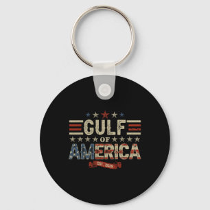 Funny Trump Shirt Gulf Of Us America Est 2025 ( 2  Key Ring