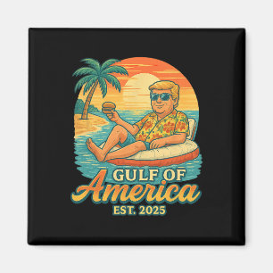 Funny Trump Shirt Gulf Of Us America Est 2025 2  Magnet