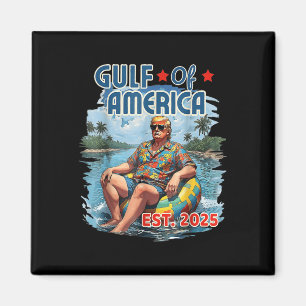 Funny Trump Shirt Gulf Of Us America Est 2025  Magnet