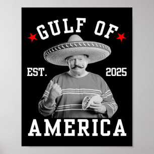 Funny Trump Shirt Gulf Of Us America Funny Donald  Poster