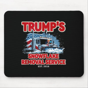 Funny Trump Snowflake Removal 2024 Election Hilari Mouse Pad