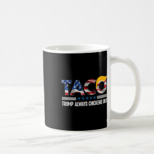 Funny Trump Taco Trump Always Chickens Out _6 Coffee Mug