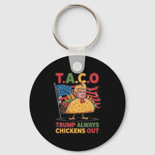 Funny Trump Taco Trump Key Ring