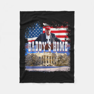 Funny Trump Take America Back  Fleece Blanket