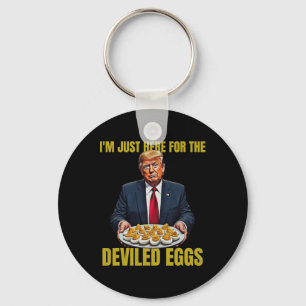 Funny Trump Thanksgiving I'm Just Here For The Dev Key Ring