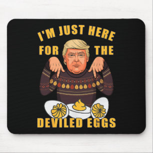 Funny Trump Thanksgiving I'm Just Here For The Dev Mouse Pad