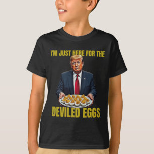 Funny Trump Thanksgiving I'm Just Here For The Dev T-Shirt